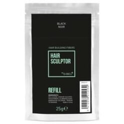 SIBEL HS Haaropbouwende Vezels Navulling Zwart 25g