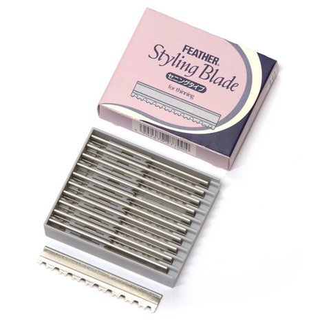 Feather Styling Blade Thinning Overdoos 5x10