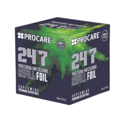 Hairfoil 24*7 Premium Folierol 12Cm X 450M Zilver