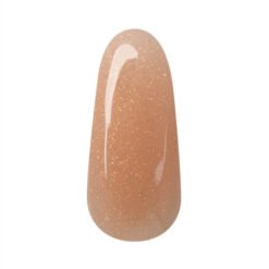 polygel shimmer peach