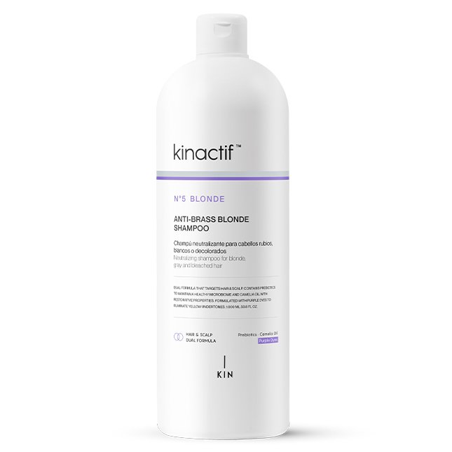 Kin actif anti brass blonde shampoo 1000ml