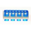 SIBEL Hete watergolfrollen Blauw/Wit 24mm 4st