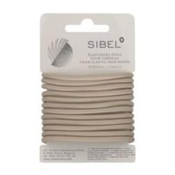 SIBEL Elastische Haarbandjes Blond Dik 12st
