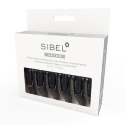 SIBEL scheidingsklemmen Zwart S 6st