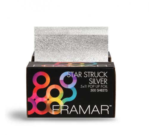 FRAMAR - STAR STRUCK SILVER EMBOSSED POP-UP 5X11 500 SHEETS
