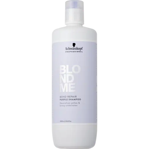 Schwarzkopf Blond Me Bond Repair Purple Shampoo 1000ml