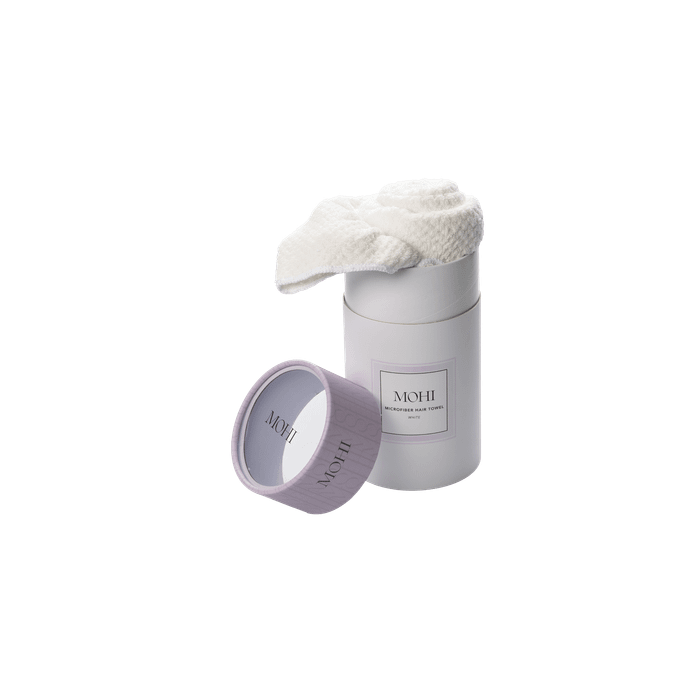 Mohi Microfiber Hair Towel White
