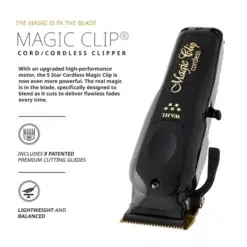 Wahl Black Cordless Magic Clipper 5-star - Afbeelding 4